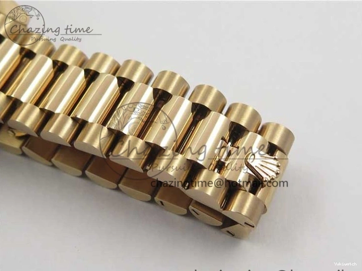 Best Bp RG Crystral 36 Edition 128239 on MOP Bracelet RG President Markers Dial Day-Date Maker White 0319